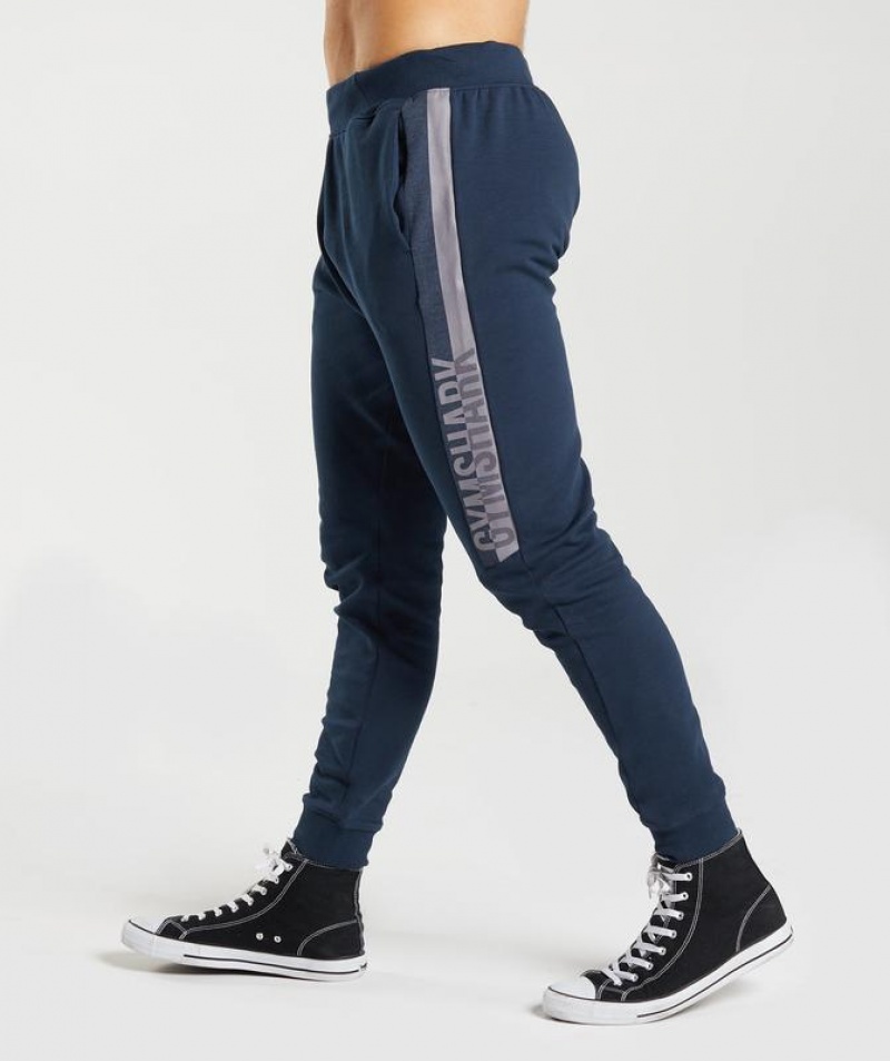 Pantalon Jogger Gymshark Bold React Joggers Azul Marino | SMFYO2431