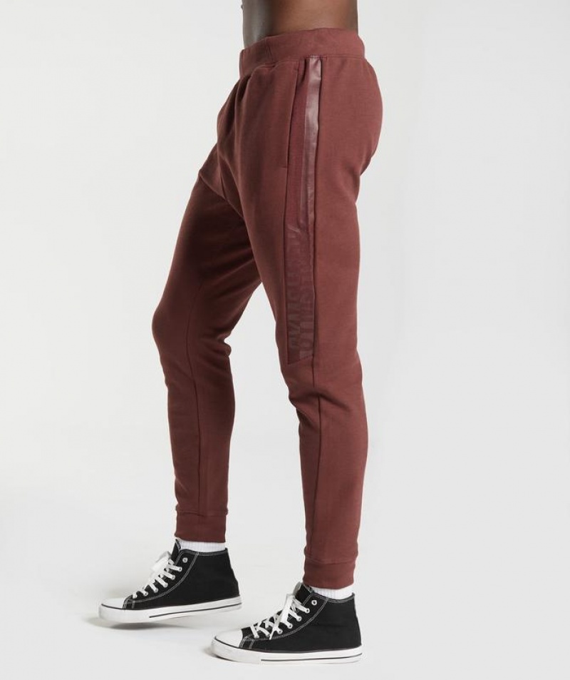 Pantalon Jogger Gymshark Bold React Joggers Marrones | YJAMQ1965