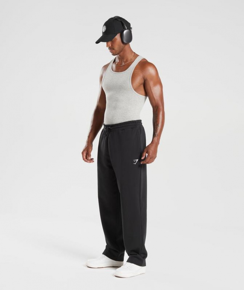 Pantalon Jogger Gymshark Crest Directo Leg Joggers Negras | AJLBM2569