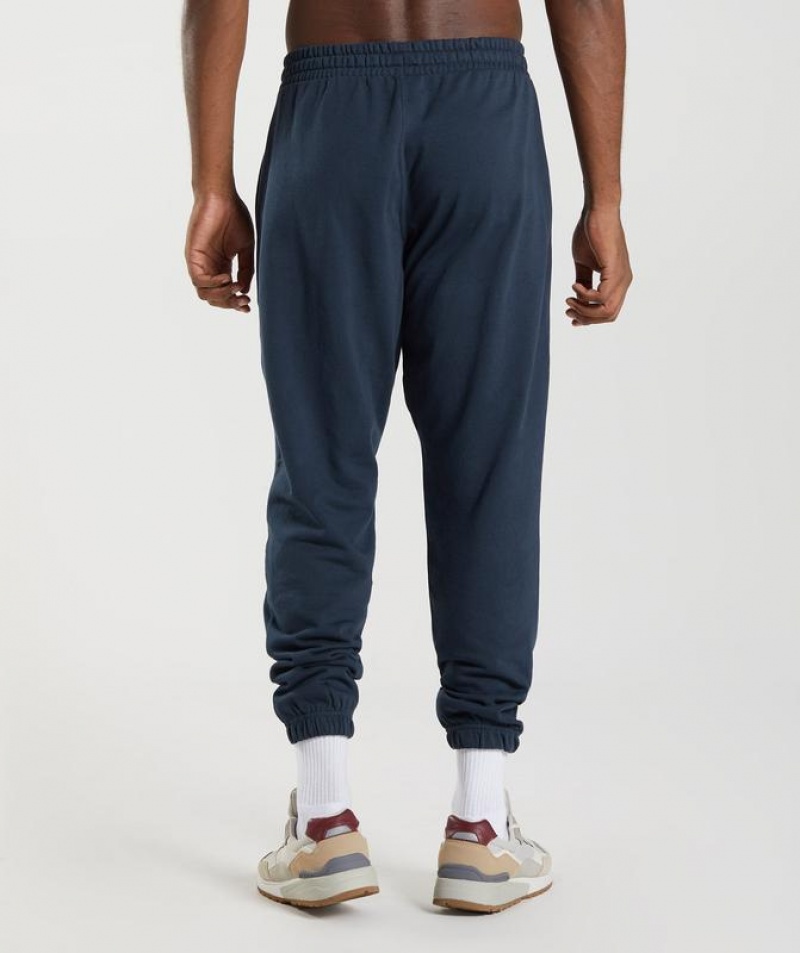 Pantalon Jogger Gymshark Essential Oversized Joggers Azul Marino | DAMIZ2378