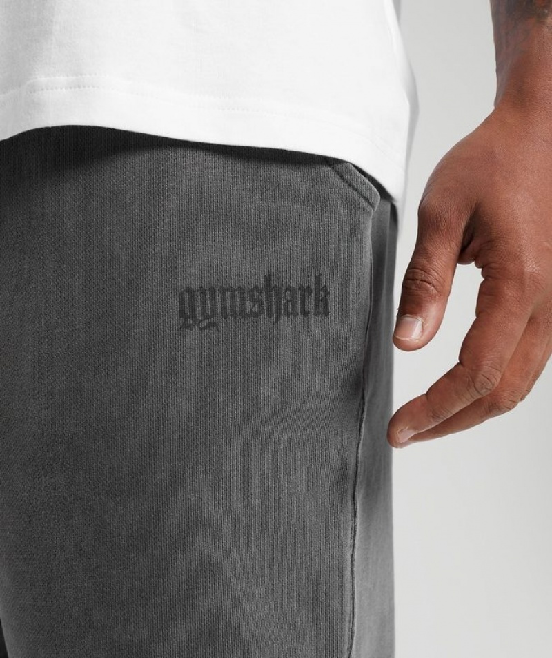 Pantalon Jogger Gymshark Heavyweight Joggers Negras | WRTPJ1870