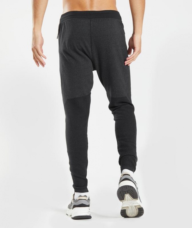 Pantalon Jogger Gymshark Retake Knit Joggers Negras | NAWVC2134