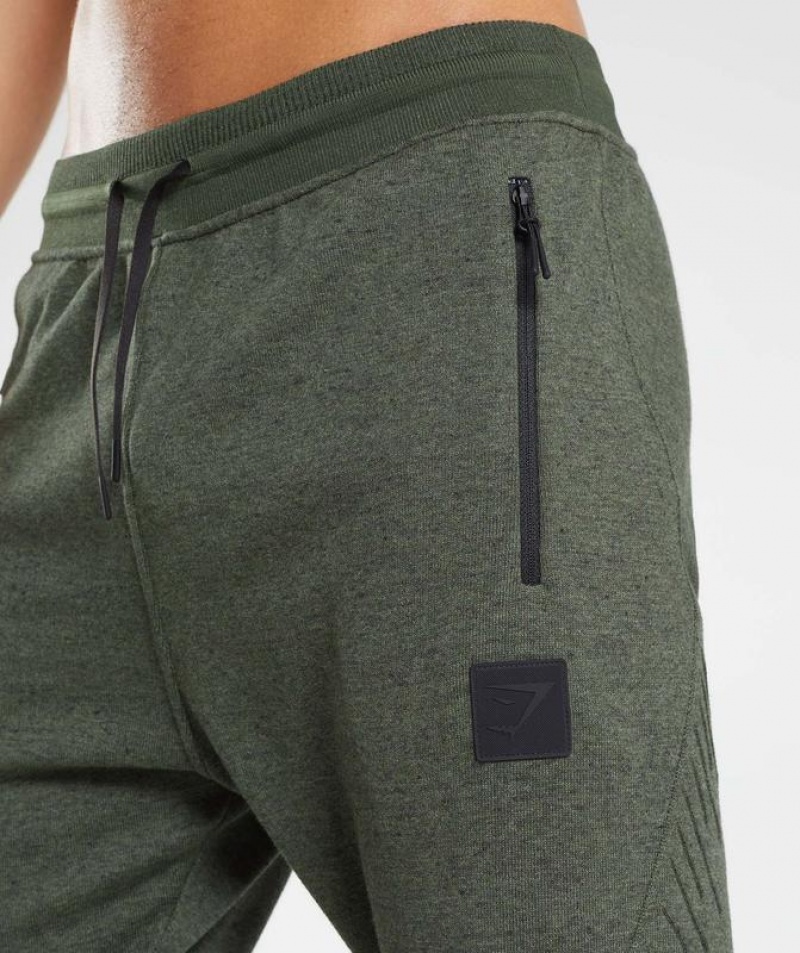 Pantalon Jogger Gymshark Retake Knit Joggers Verde Oliva | AJKZG6413