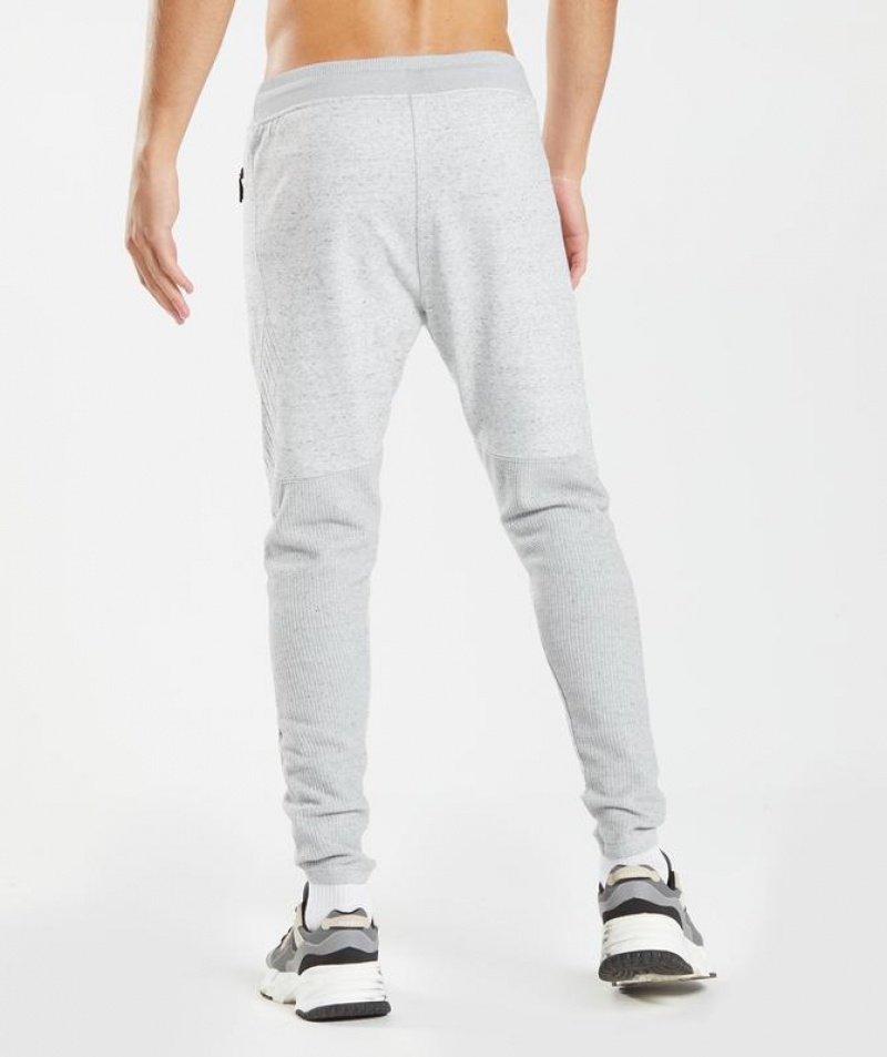 Pantalon Jogger Gymshark Retake Knit Joggers Gris Claro | EDMNQ8543