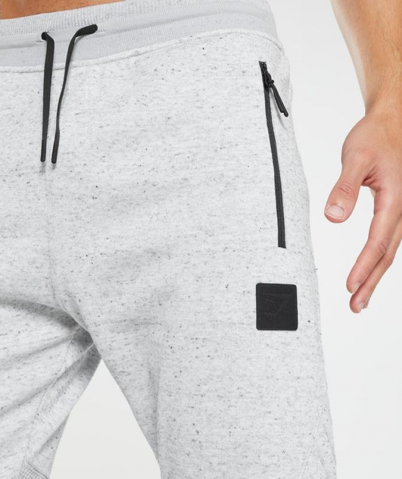 Pantalon Jogger Gymshark Retake Knit Joggers Gris Claro | EDMNQ8543