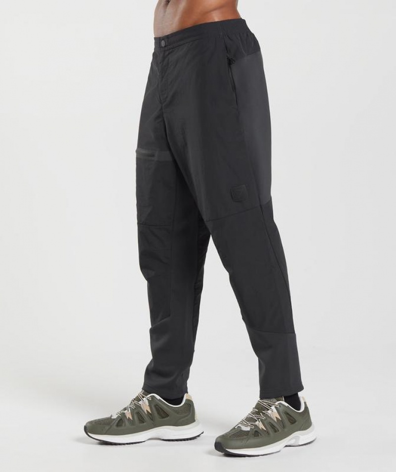 Pantalon Jogger Gymshark Retake Woven Joggers Negras | FMREN6534