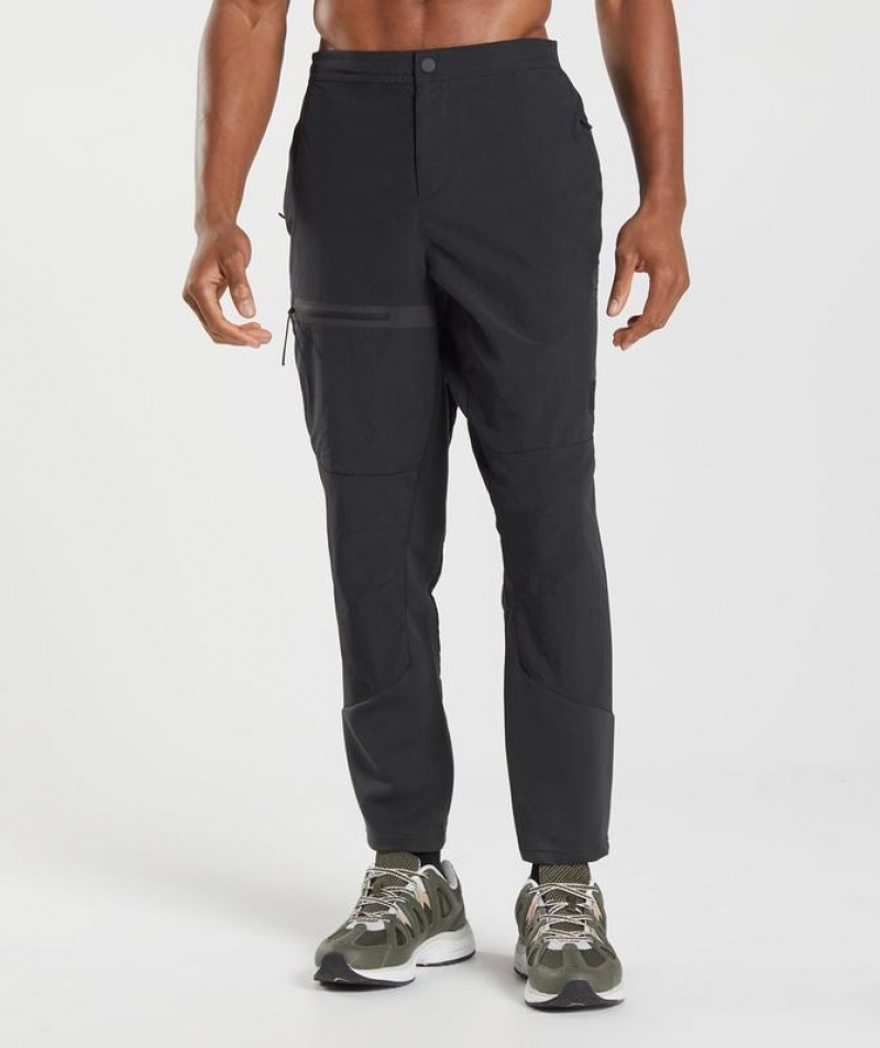 Pantalon Jogger Gymshark Retake Woven Joggers Negras | FMREN6534