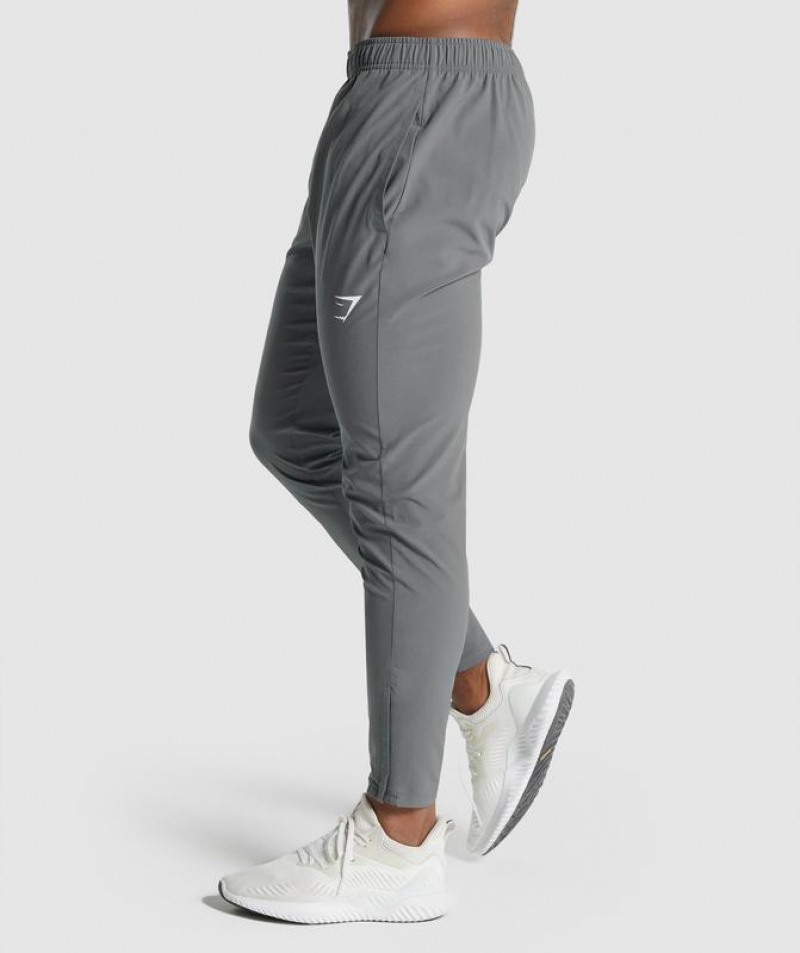 Pantalones Gymshark Arrival Woven Joggers Gris | MFNVE5096