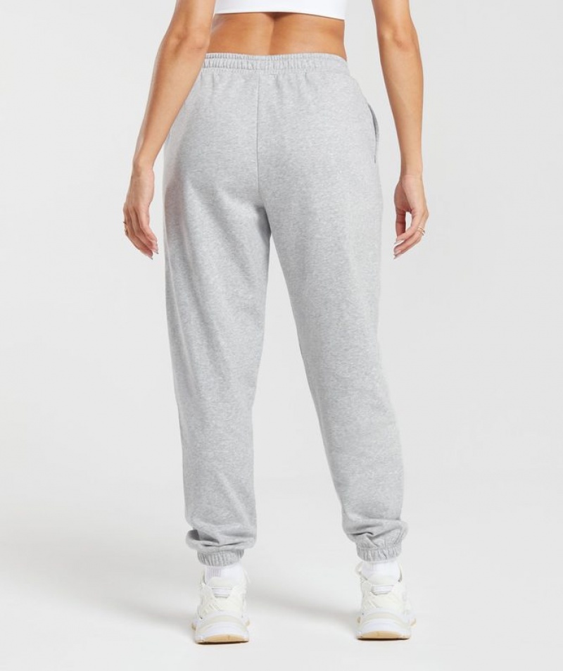 Pantalones Gymshark Cherub Estampadas Joggers Gris Claro | CJBST3405