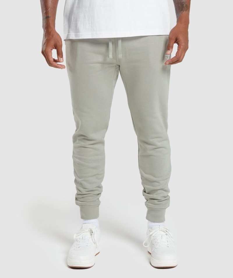 Pantalones Gymshark Crest Joggers Gris | LQFTH2457