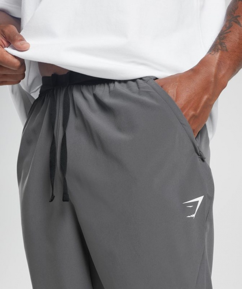 Pantalones Gymshark Deporte Run Pants Gris Oscuro | DCETM8074