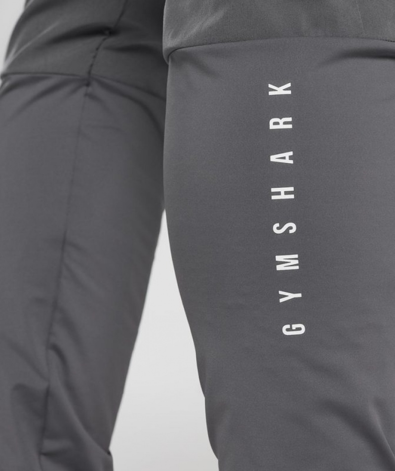 Pantalones Gymshark Deporte Run Pants Gris Oscuro | DCETM8074