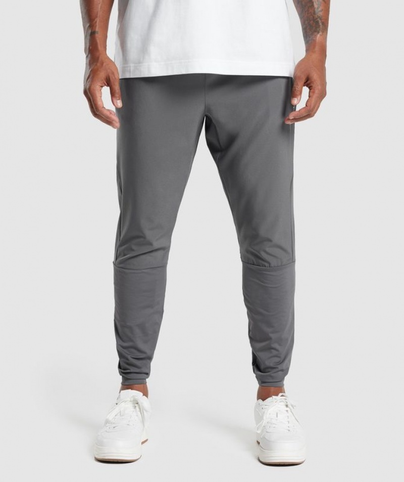 Pantalones Gymshark Deporte Run Pants Gris Oscuro | DCETM8074