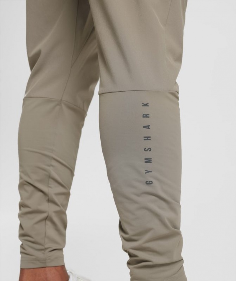 Pantalones Gymshark Deporte Run Pants Marrones | VWKMF4391