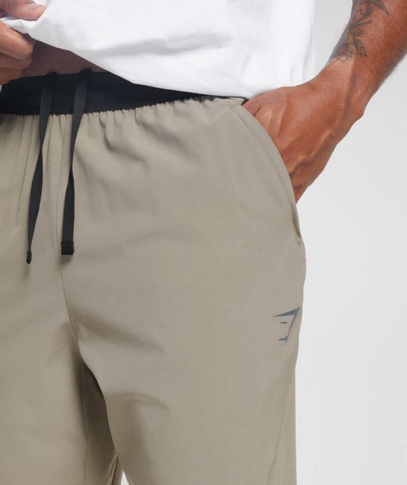 Pantalones Gymshark Deporte Run Pants Marrones | VWKMF4391