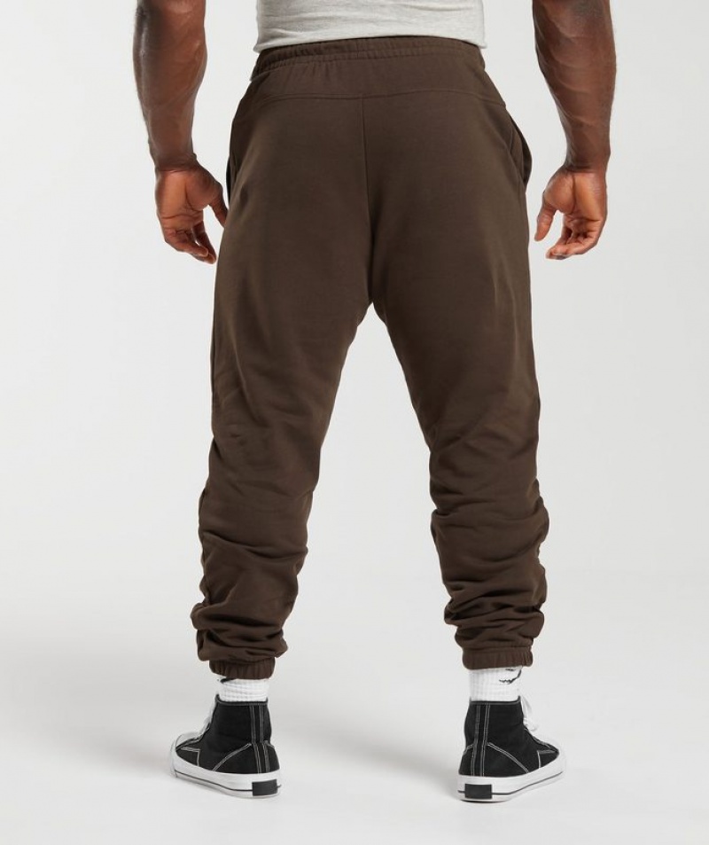 Pantalones Gymshark Global Lifting Oversized Pants Marrones | ZVIGP7645