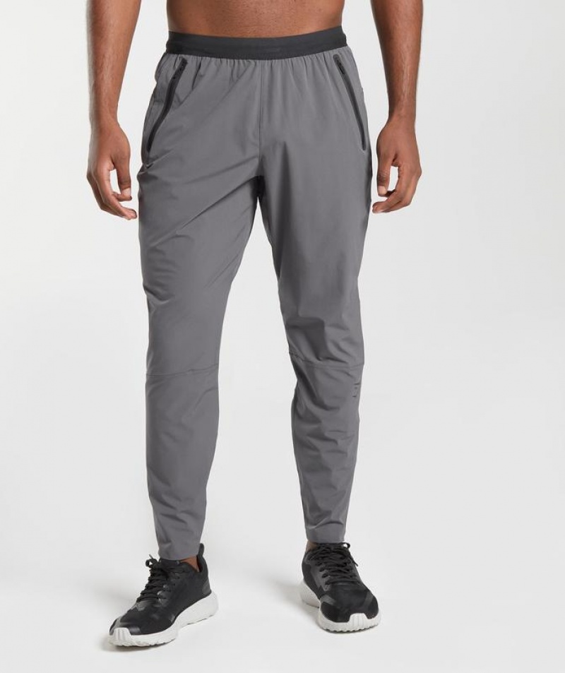 Pantalones Gymshark Híbrido Woven Joggers Gris | ZCFTQ1890