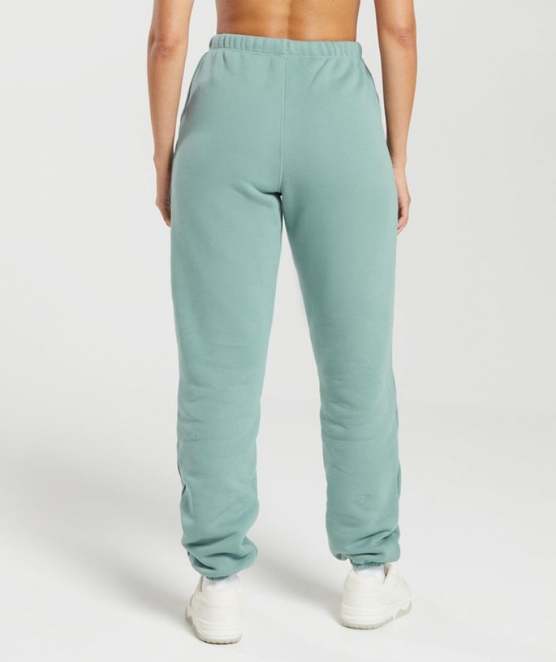 Pantalones Gymshark Heavyweight Loopback Sweat Joggers Azules | TNJPG7963