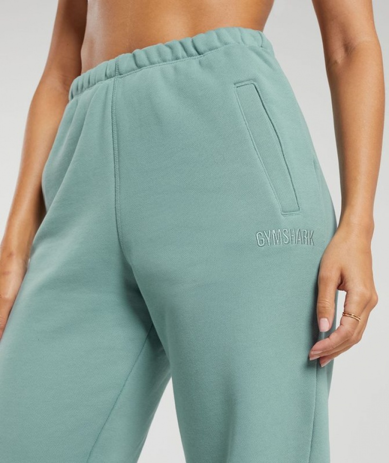 Pantalones Gymshark Heavyweight Loopback Sweat Joggers Azules | TNJPG7963