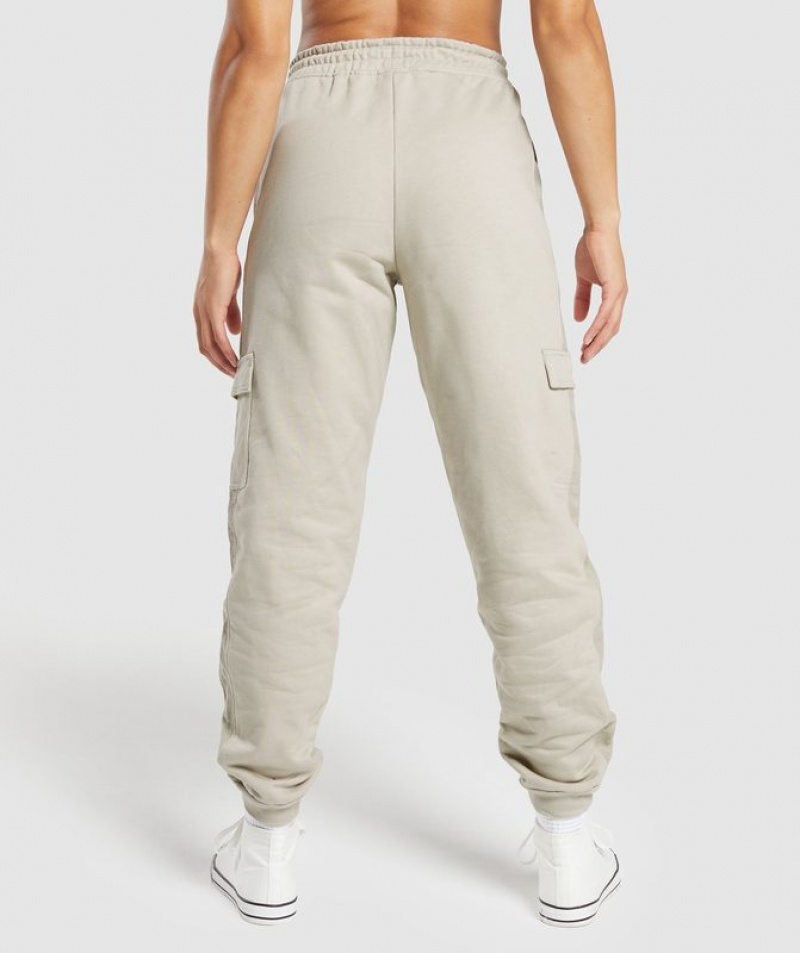 Pantalones Gymshark Legacy Joggers Marrones | NAGWV2409