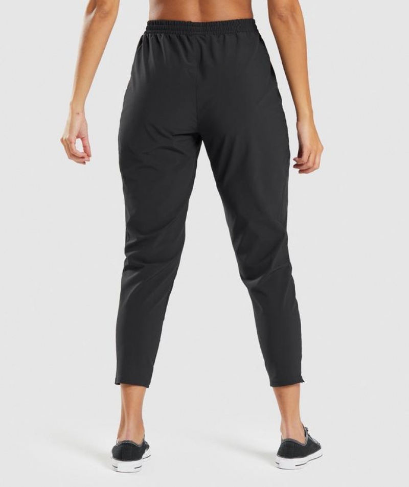 Pantalones Gymshark Maximise Pista Joggers Negras | XRQMU3681