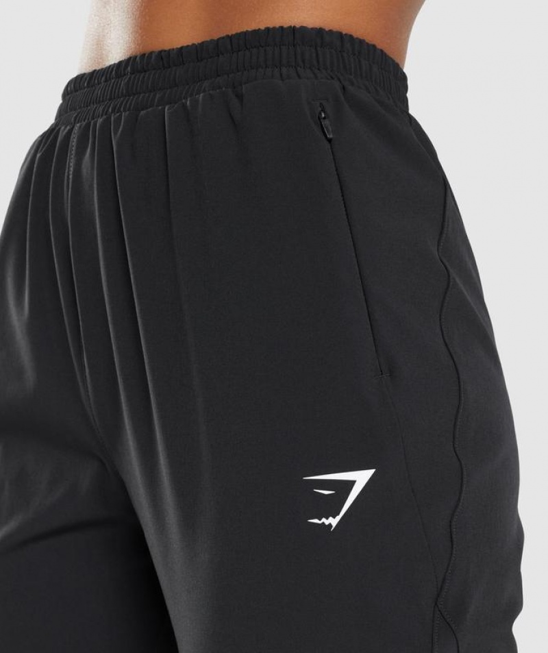 Pantalones Gymshark Maximise Pista Joggers Negras | XRQMU3681