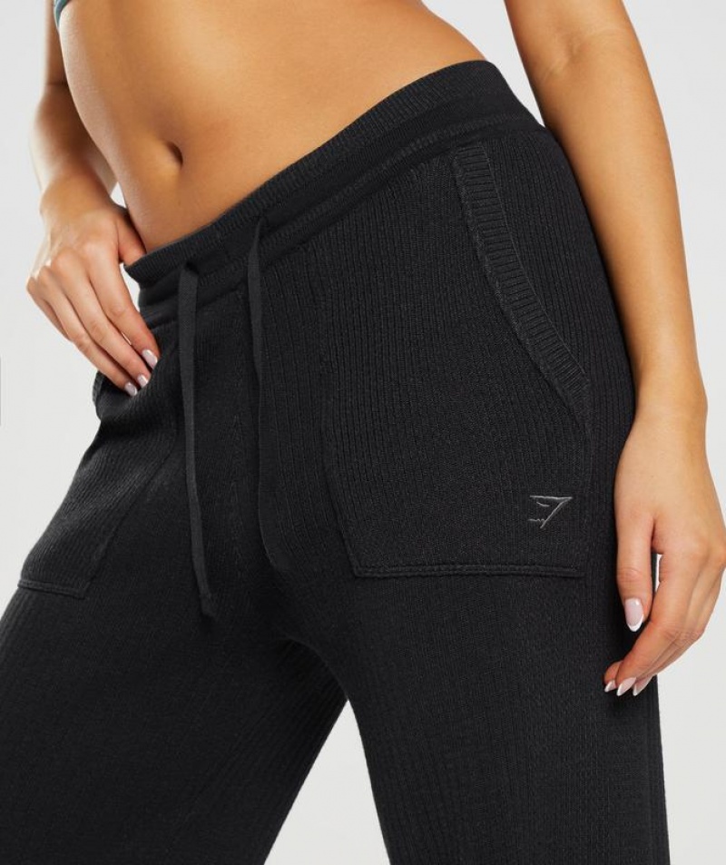 Pantalones Gymshark Pause Knitwear Pants Gris | CXOHJ5427