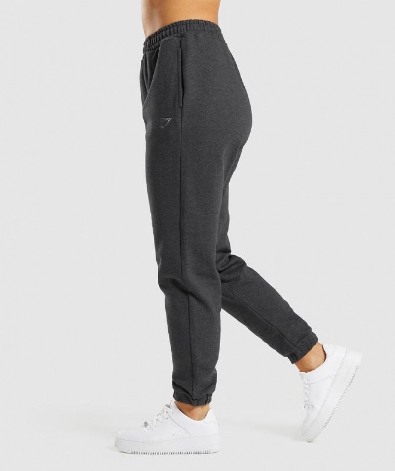 Pantalones Gymshark Rest Day Sweats Joggers Negras | OKHIC7153