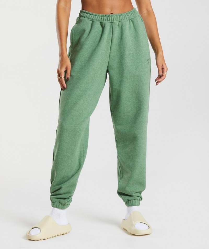 Pantalones Gymshark Rest Day Sweats Joggers Verde | QVKUW7403