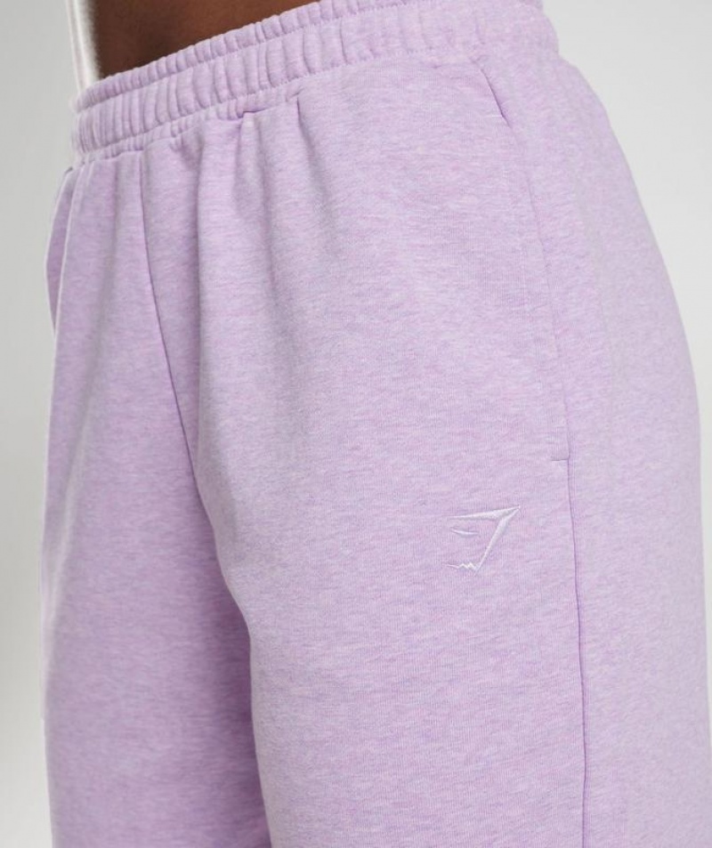 Pantalones Gymshark Rest Day Sweats Joggers Aura Lilac Marl | CVMHT9824