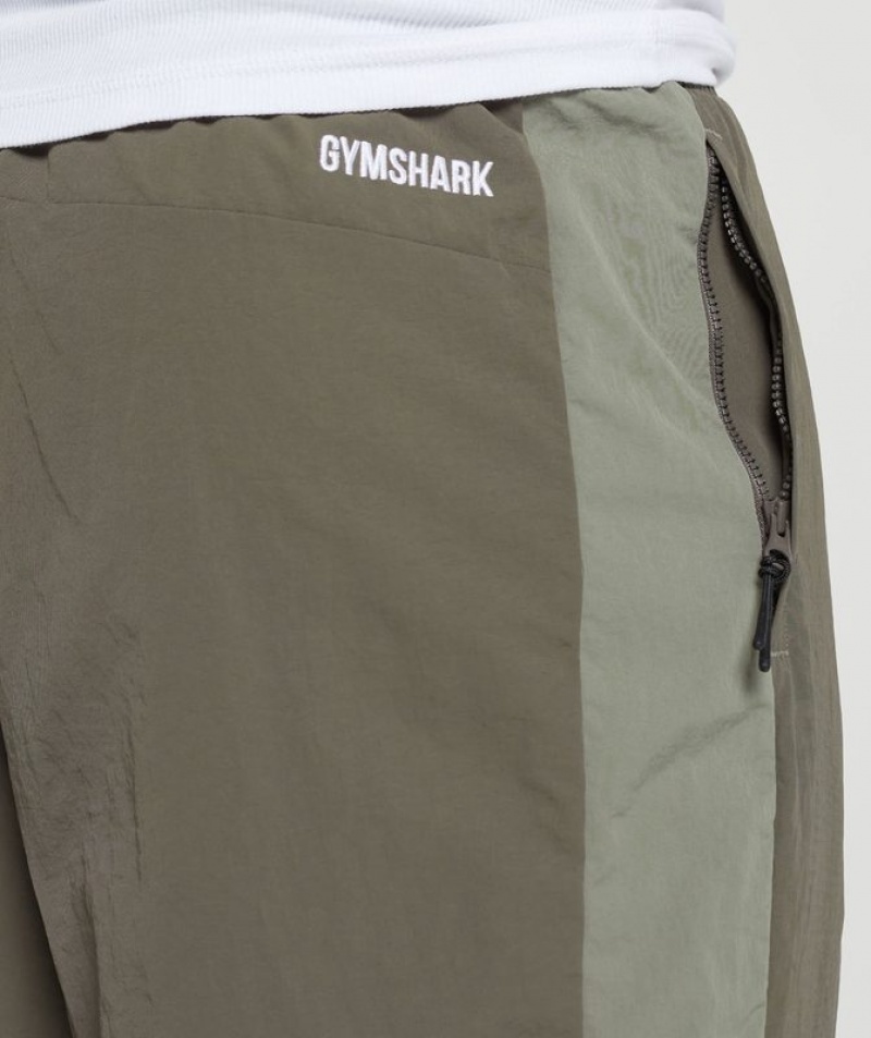 Pantalones Gymshark Retro Pista Pants Marrones | HCUQP4315