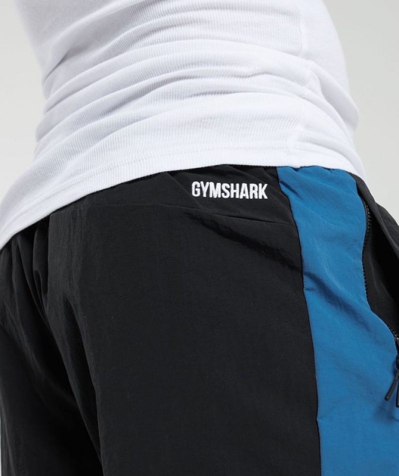 Pantalones Gymshark Retro Pista Pants Negras | INBZO3406