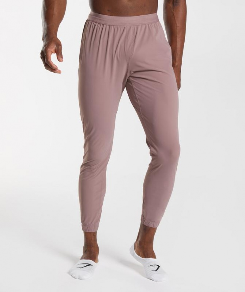 Pantalones Gymshark Studio Joggers Burdeos | SHLRD8235