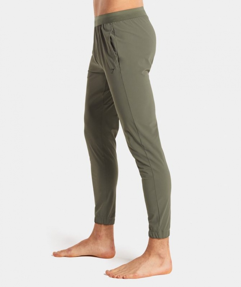 Pantalones Gymshark Studio Joggers Verde | GBJIA5382