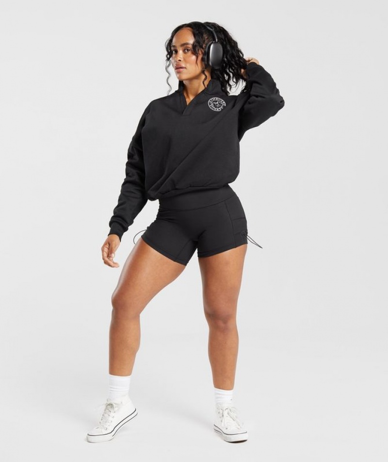 Pullovers Gymshark Legacy Oversized Sweatshirt Negras | KCZUL1680