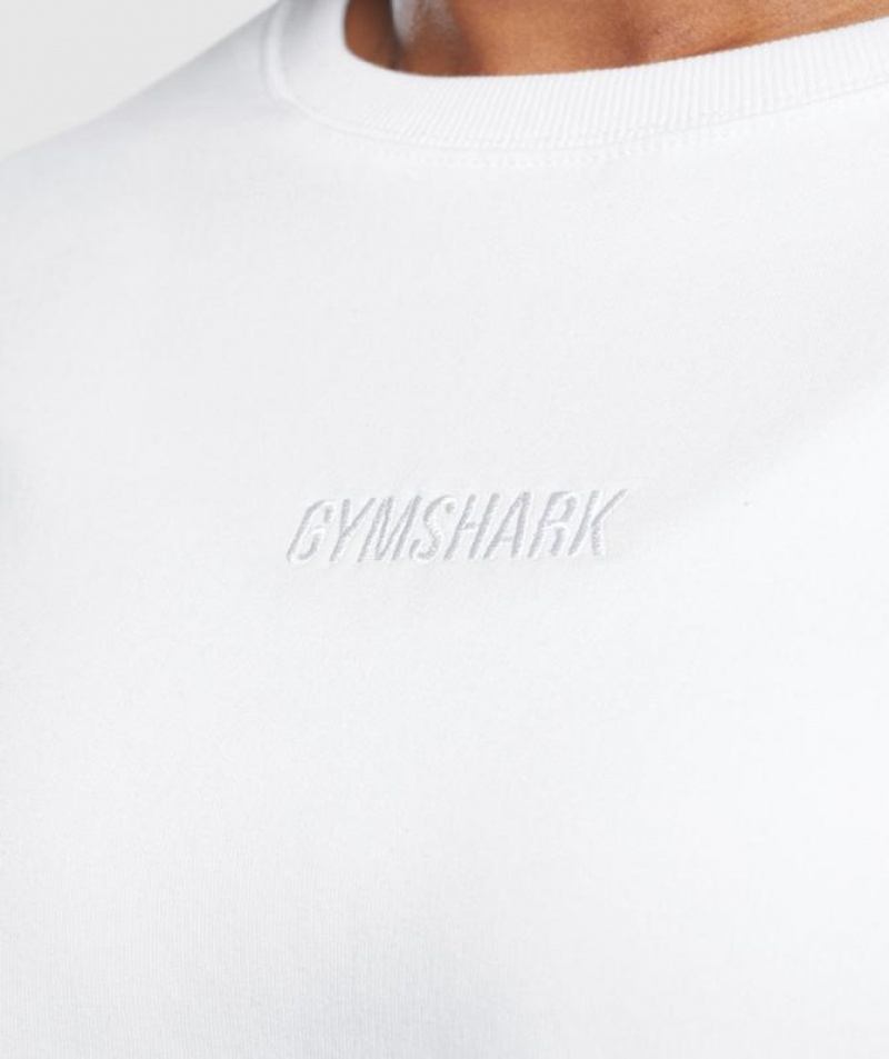 Pullovers Gymshark Pulse Pullover Blancas | FKCTY6085