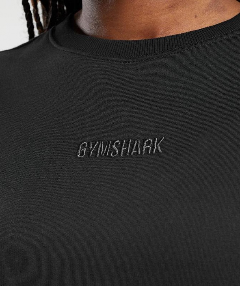 Pullovers Gymshark Pulse Pullover Negras | OLNHK5346