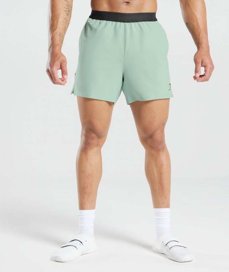 Short Gymshark 315 Woven Shorts Frost Teal | NMSQC5180