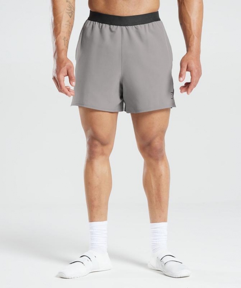 Short Gymshark 315 Woven Shorts Gris | ETQRI0465