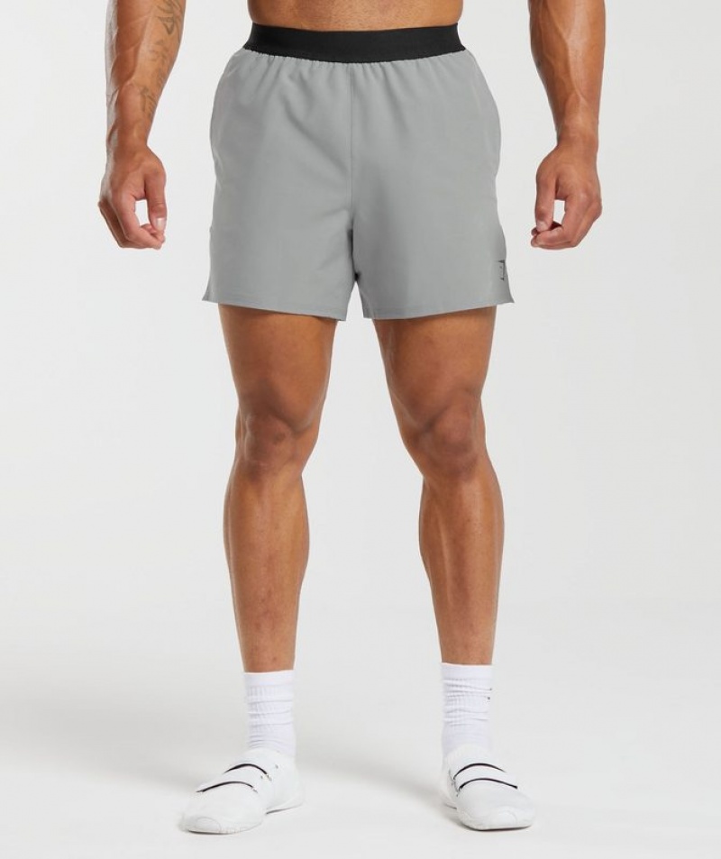 Short Gymshark 315 Woven Shorts Gris | LURCT6298