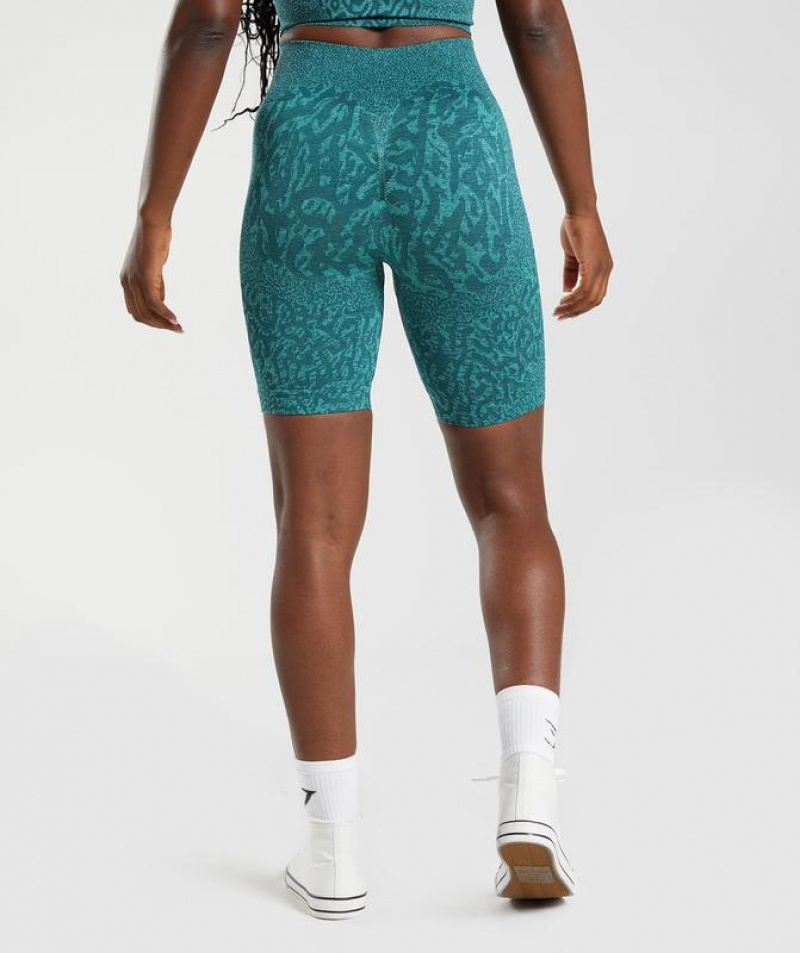 Short Gymshark Adapt Animal Seamless Cycling Shorts Reef | Winter Teal | YIUGL6037