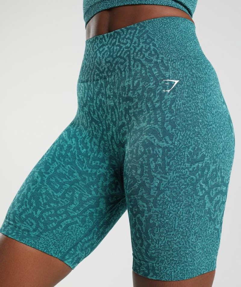 Short Gymshark Adapt Animal Seamless Cycling Shorts Reef | Winter Teal | YIUGL6037