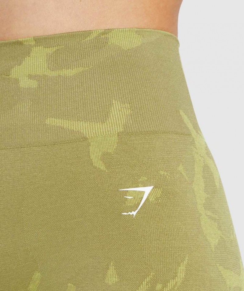 Short Gymshark Adapt Camo Seamless Shorts Verde | AMBLT7529