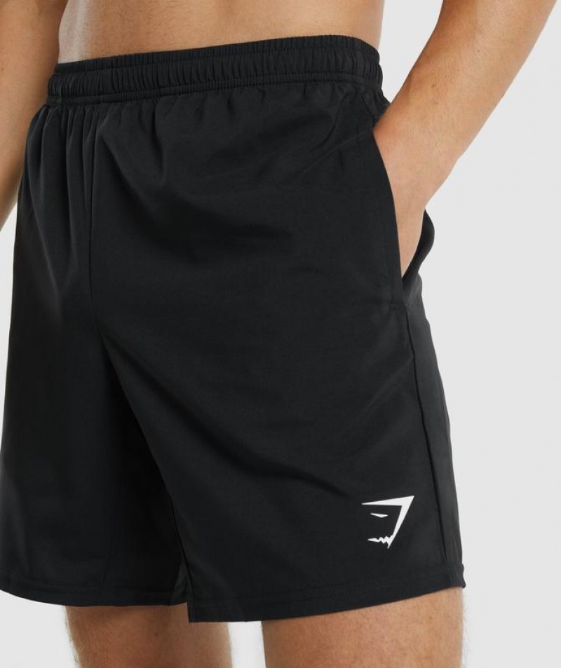 Short Gymshark Arrival Shorts Negras | TDHEK5960