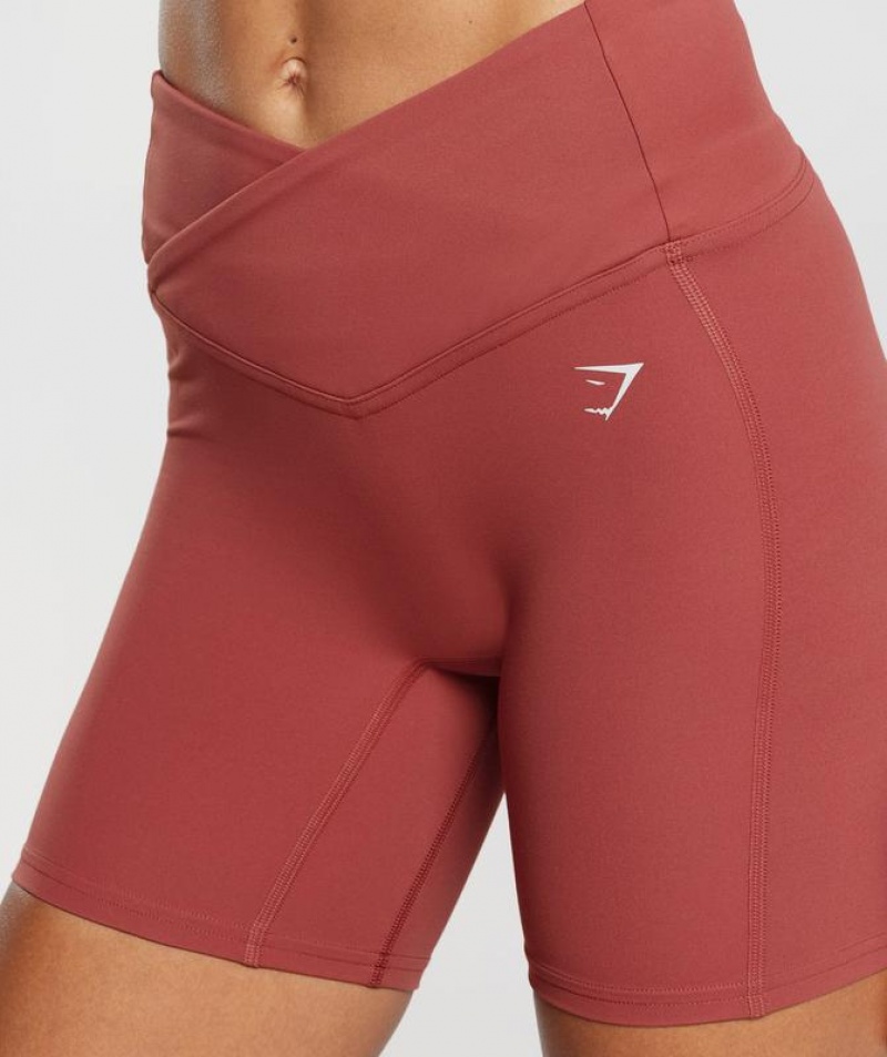 Short Gymshark Crossover Shorts Rojas | SFUDA3064