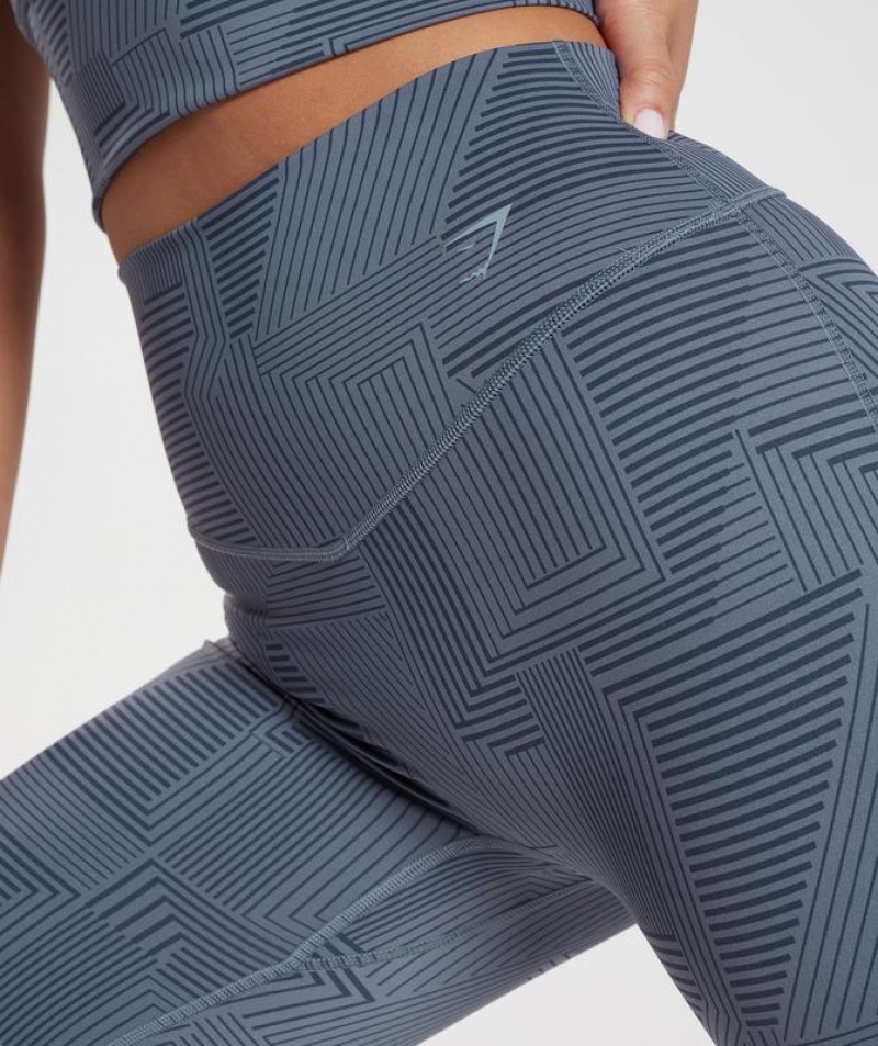 Short Gymshark Elevate Cycling Shorts Azules | LGVBP6284