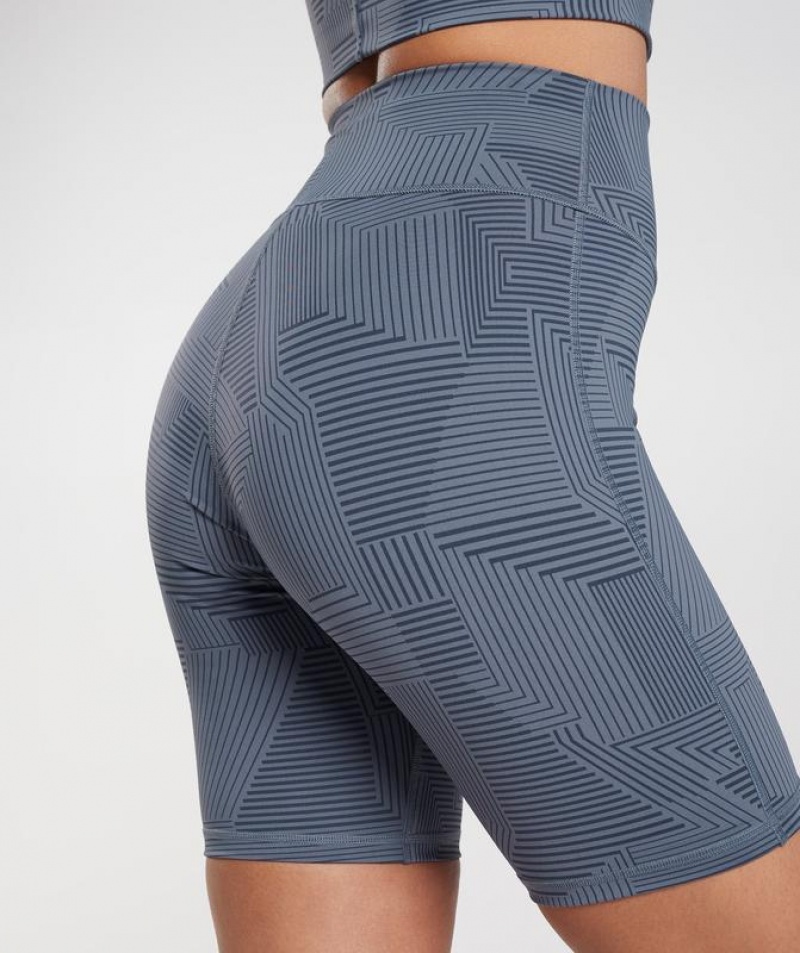 Short Gymshark Elevate Cycling Shorts Azules | LGVBP6284