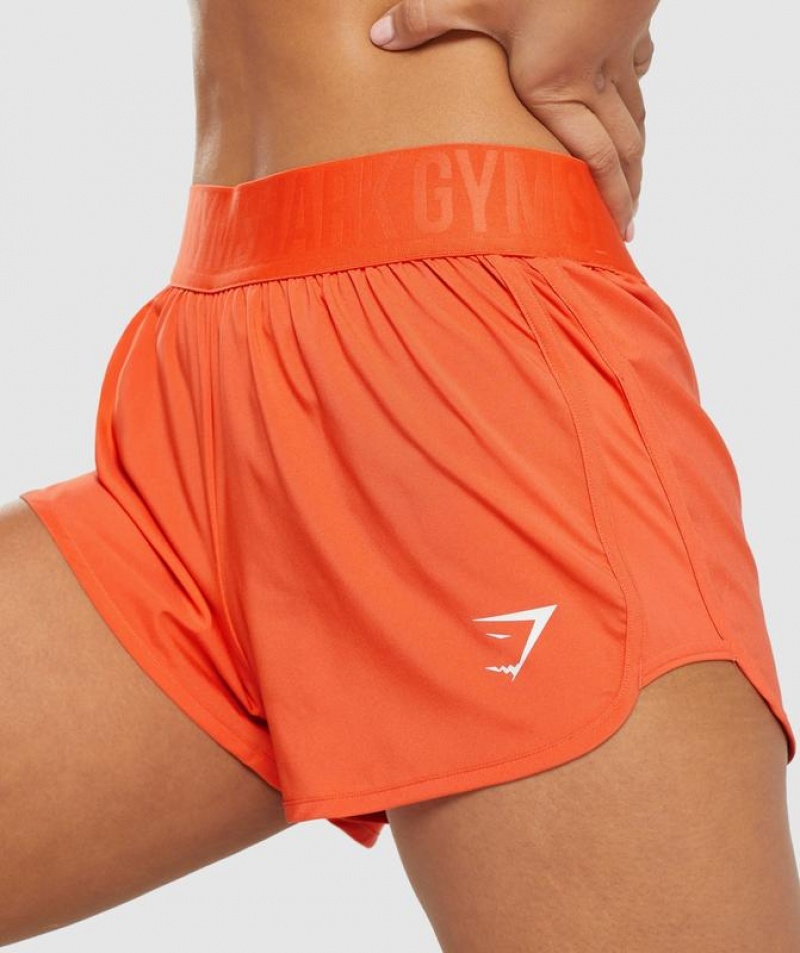 Short Gymshark Entrenamiento Loose Fit Shorts Naranjas | XFJOW6813