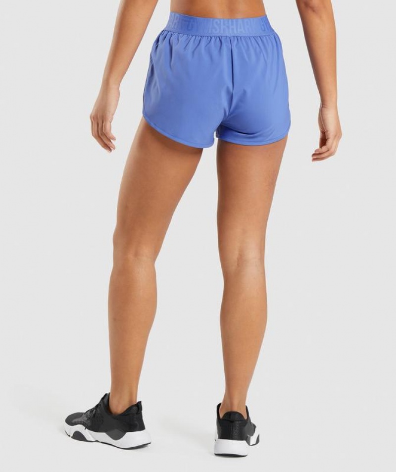 Short Gymshark Entrenamiento Loose Fit Shorts Azules | EDQHO5896