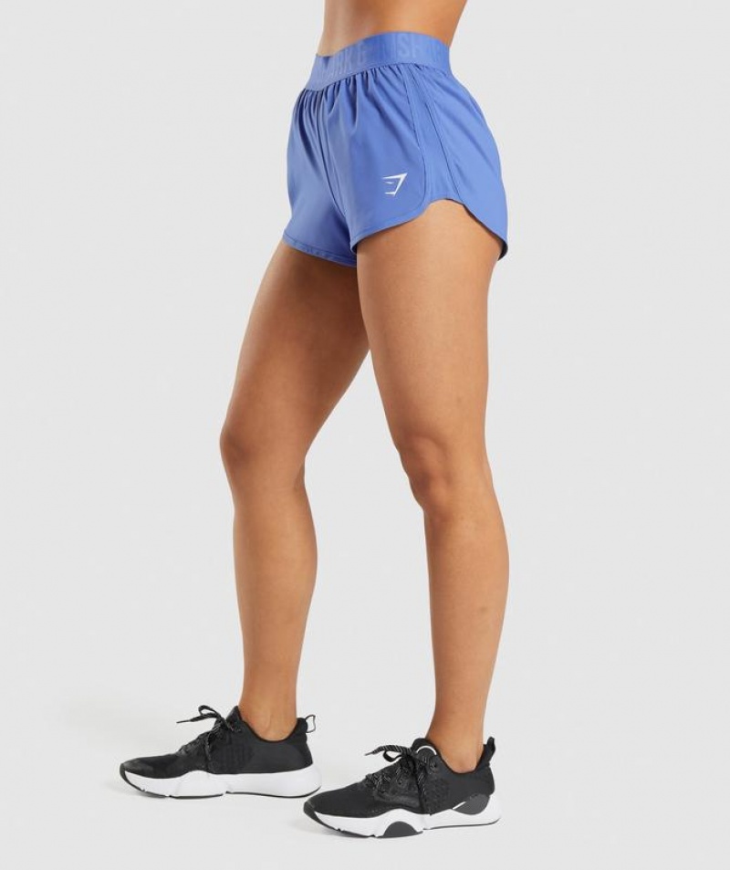 Short Gymshark Entrenamiento Loose Fit Shorts Azules | EDQHO5896